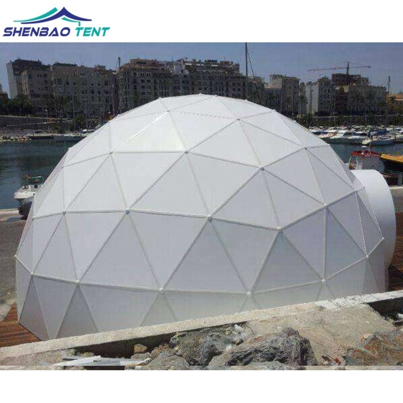 Good Price Aluminum Alloy Geodesic Gazebo Dome Tent With Transparent Pvc transparent dome gazebo