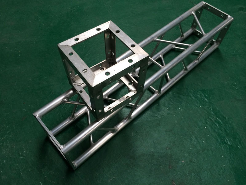 Aluminum alloy bolt truss 6061-T6 screw box square truss panel fasteners metal roof truss design 300x300mm 400x400mm