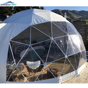 Factory Price Transparent And White Pvc Geodesic Garden Sphere Dome Tent transparent dome gazebo	 For Outdoor