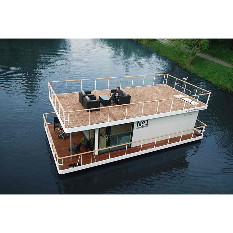 12m House boat aluminium boat aluminum pontoon houseboat for sale