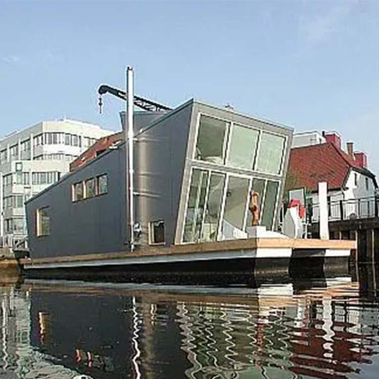 Leisure Floating Cabins Modern Floating Prefab House Water Hotel Capable Floating Platform Tent Floating Houseboat Floating Pod