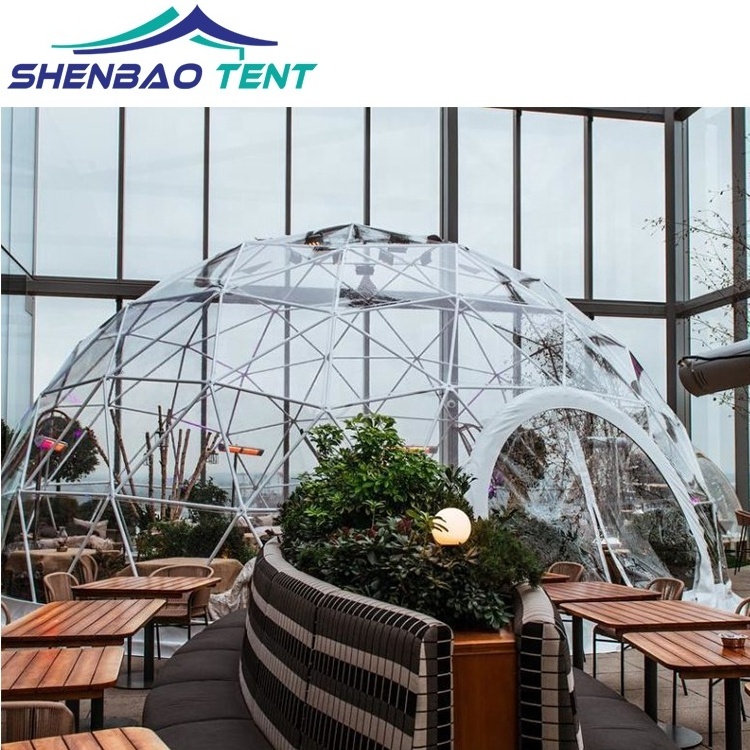 Waterproof Pvc Clear Dome Tent Transparent Igloo Dome Tents For Dning/Cafe Event