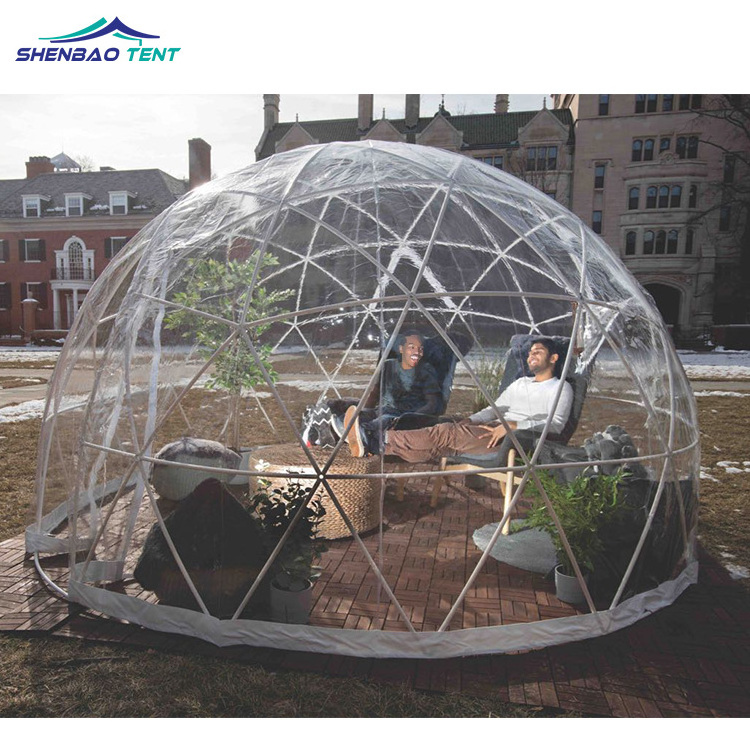 factory price Anti-UV luxury transparent igloo dome tent for outdoor wedding party event