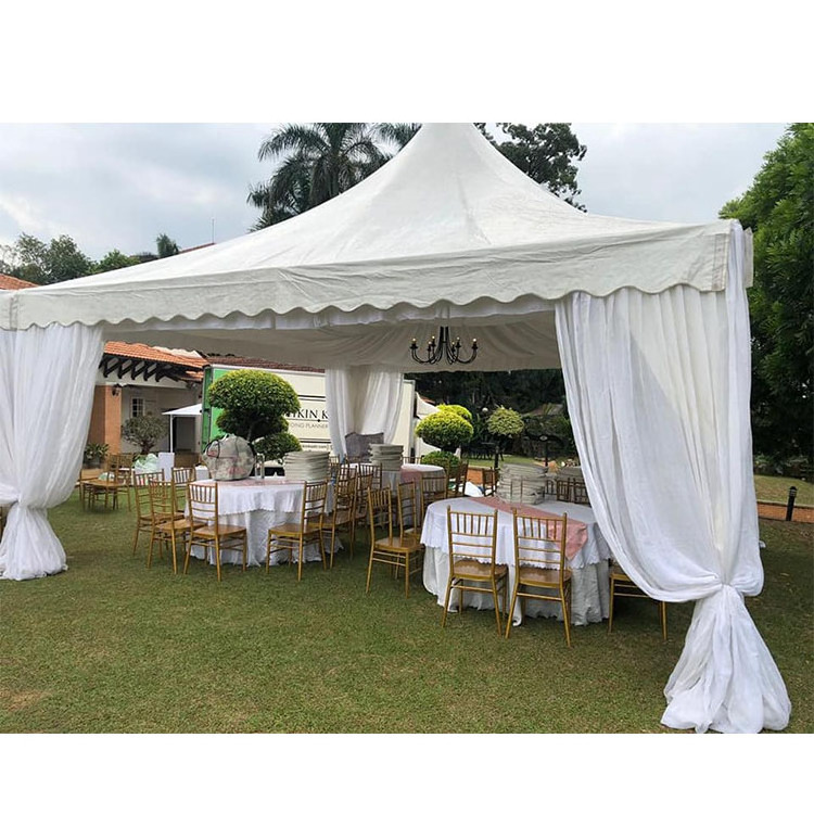 Large marquee wedding party tent design portable gazebo tents with waterproof white canopy