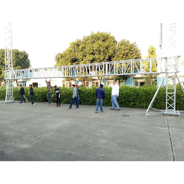 6x7m 8x10m aluminum lightint truss speaker lift truss system for line array