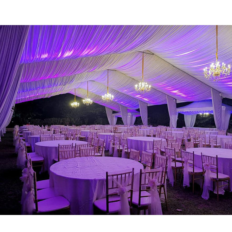 Large marquee wedding party tent design portable gazebo tents with waterproof white canopy