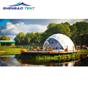 Huge Geodesic Dome Sphere Tent Galvanized Steel Frame For Outdoor Camping Tent