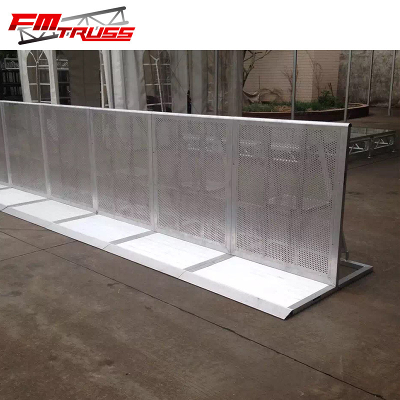 Portable metal concert security barrier folding traffic barrier Mojo exhibition events barricades