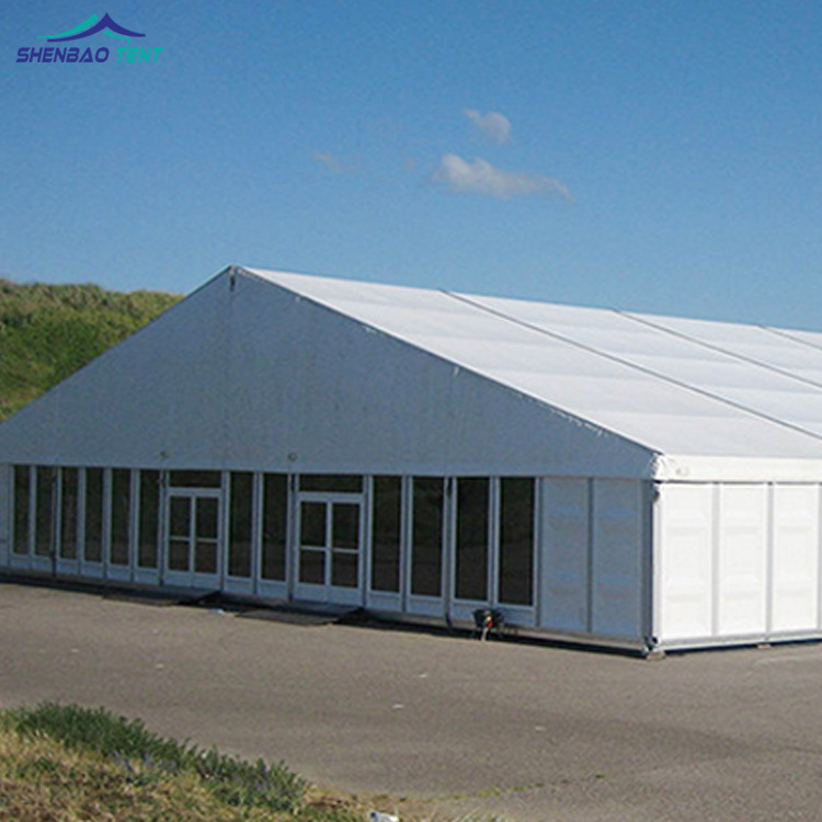 Large Frame Warehouse Storage Industrial Tent With White Pvc Wall For Sale  Trade Show Tent