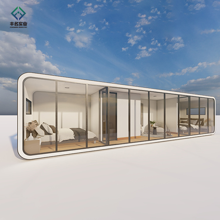 shipping modular homes prefabricated luxury shop 40 ft glass great bay home tiny villa prefab house container house for sale