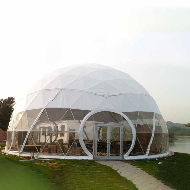 outdoor large camping geodesic geodome House garden igloo domo Party Event prefab round Dome Tent For Trade show events tents