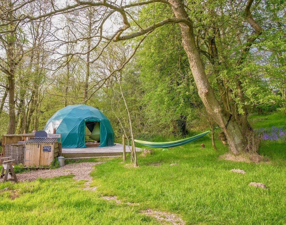 New design steel frame  luxury glamping camping tent with resort hotel dome