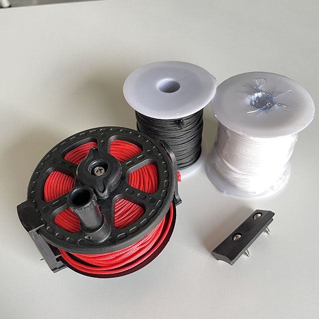 High quality 50m red line spearfishing speargun reel