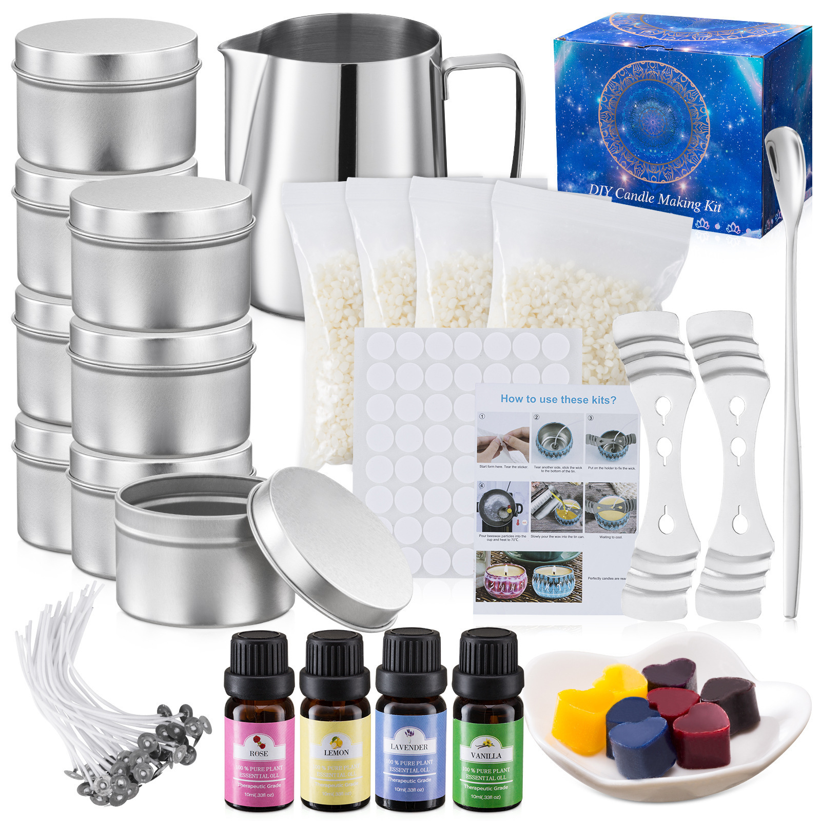 Soy Wax Candle Making Kit Soy Wax Scented Candle Set