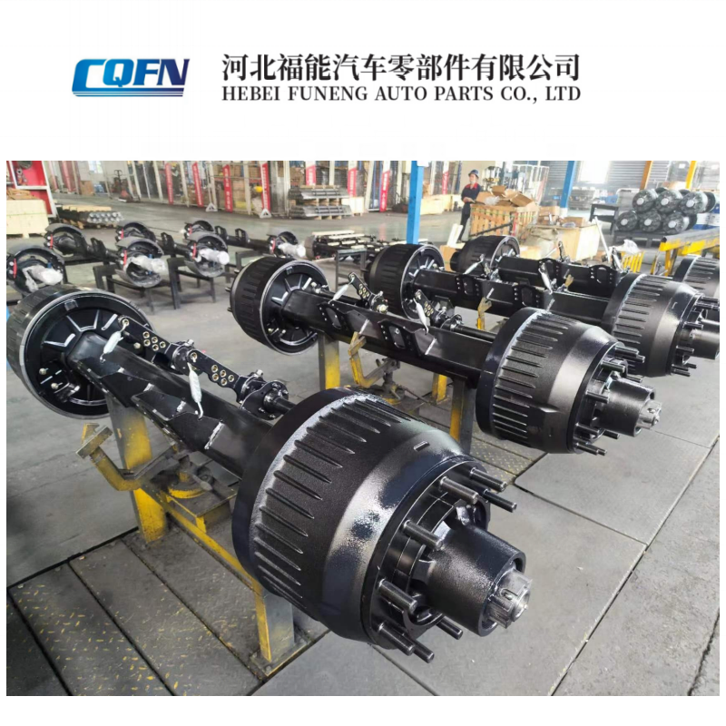 German type axle 16t for semi trailer truck axles trucks and trailers parts 16 ton trailer axle with abs system