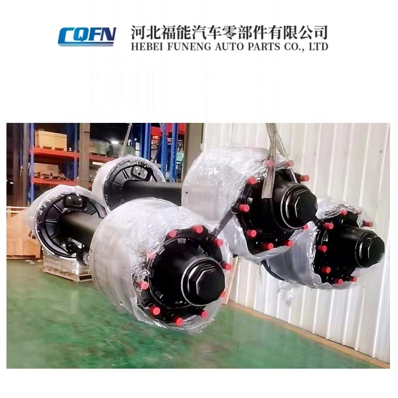 German type axle 16t for semi trailer truck axles trucks and trailers parts 16 ton trailer axle with abs system