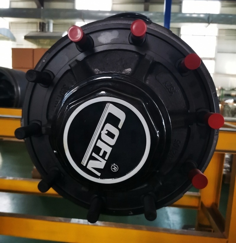 German type axle 16t for semi trailer truck axles trucks and trailers parts 16 ton trailer axle with abs system