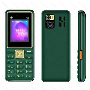 Cheap 1.8inch F10 2g feature phone with keypad mobile Three triple 3 sim Card and Three standby cell phone