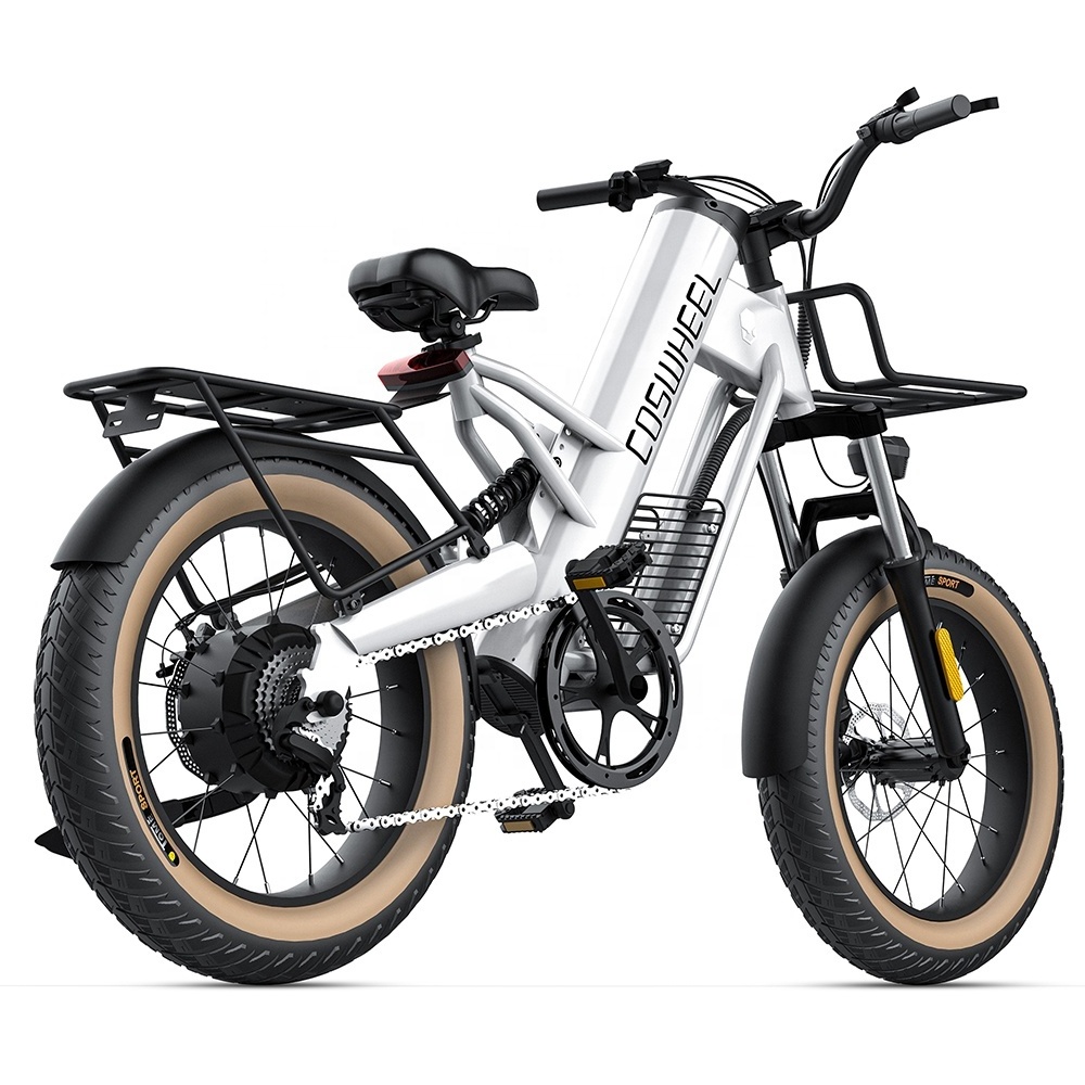 COSWHEEL M20 48V 1000W 20x4 inch Fat Wheel City Bike Commuter Ebike wheel Electric Fat Bike For Adults And Kids