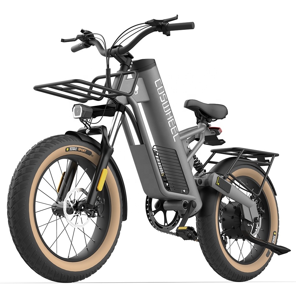 COSWHEEL M20 48V 1000W 20x4 inch Fat Wheel City Bike Commuter Ebike wheel Electric Fat Bike For Adults And Kids