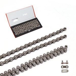 High quality   FNC  single speed brown antirust stainless steel not hollow road mountain bike bicycle chain