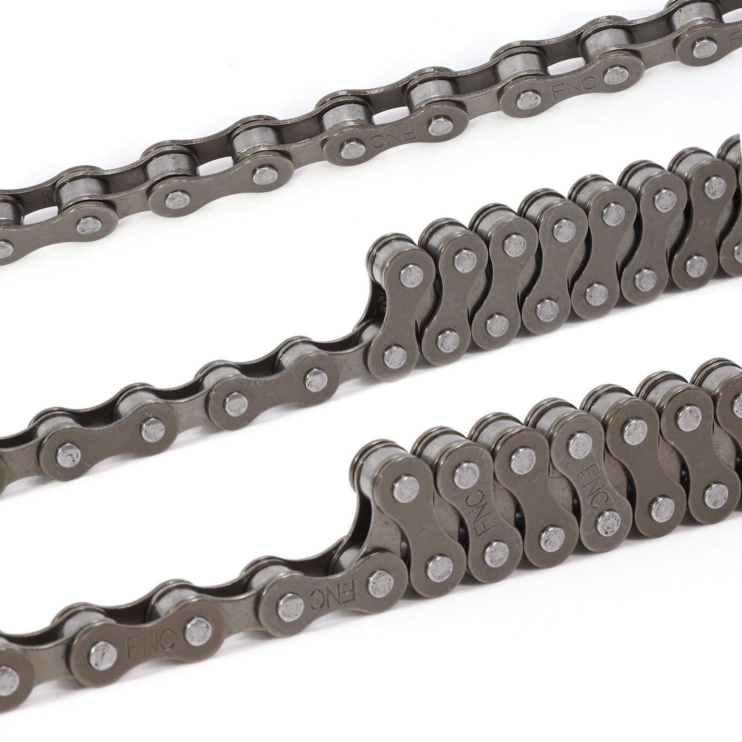 High quality   FNC  single speed brown antirust stainless steel not hollow road mountain bike bicycle chain