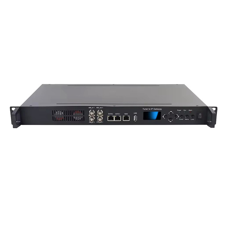 8/16/24 FTA Digital Video Encoder Tuner with IP ASI Output Supports DVB-S/S2 DVB-C/T/T2 ISDB-T/ATSC Input HD Audio to IP Gateway