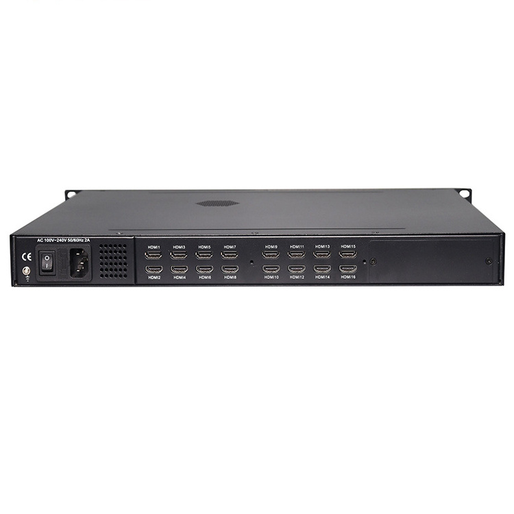 8 16 24 Channels HD Encoder Modulator Digital Headend Equipment for Radio & TV Broadcasting