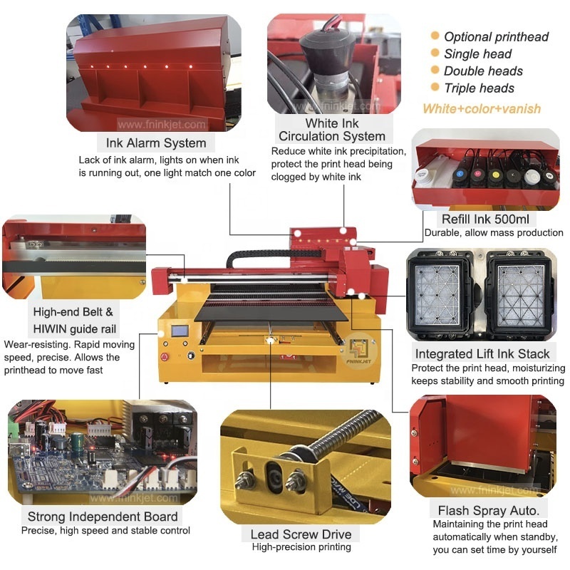 Good Cheap Big Sale Wide Format A1 UV Inkjet Printing Machine 36 Inch Stable 6090 Large Format Flatbed UV Printer