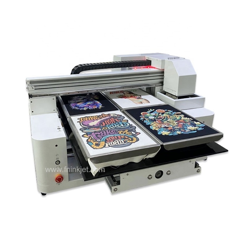 Big Format Industrial T Shirt Printer with 4/6 Pallets Direct to Garment DTG Printer for Cloth A1 Size