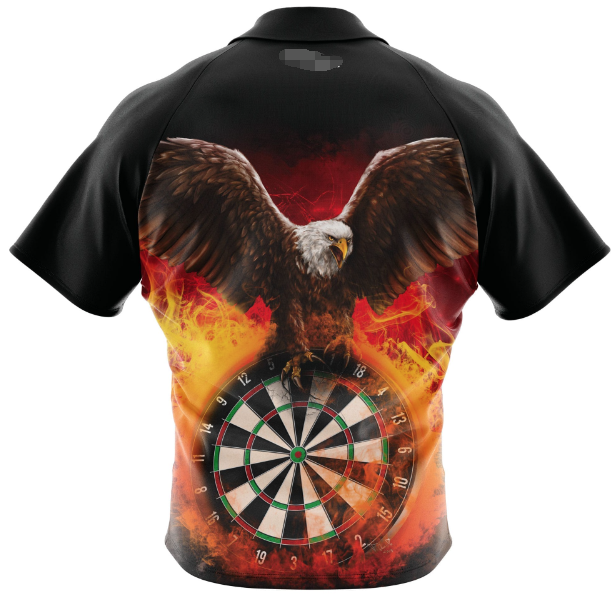 design your own high quality dart shirt,free design