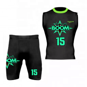 Custom Logo Youth Compression 7v7 Jersey Sleeveless Sublimated 7 on 7 Football Uniforms