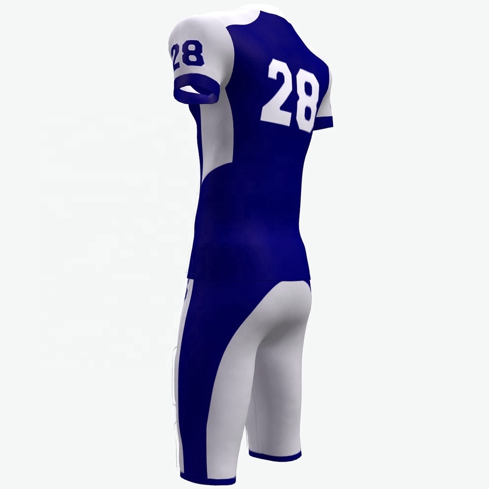 Sublimation Print Football Jersey Custom American Football Uniform