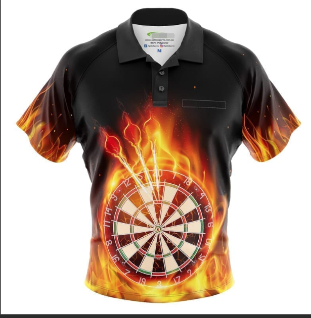 design your own high quality dart shirt,free design