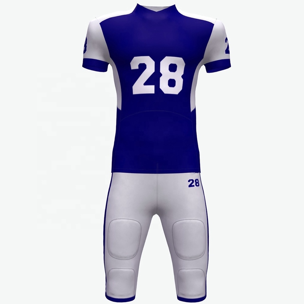 Sublimation Print Football Jersey Custom American Football Uniform