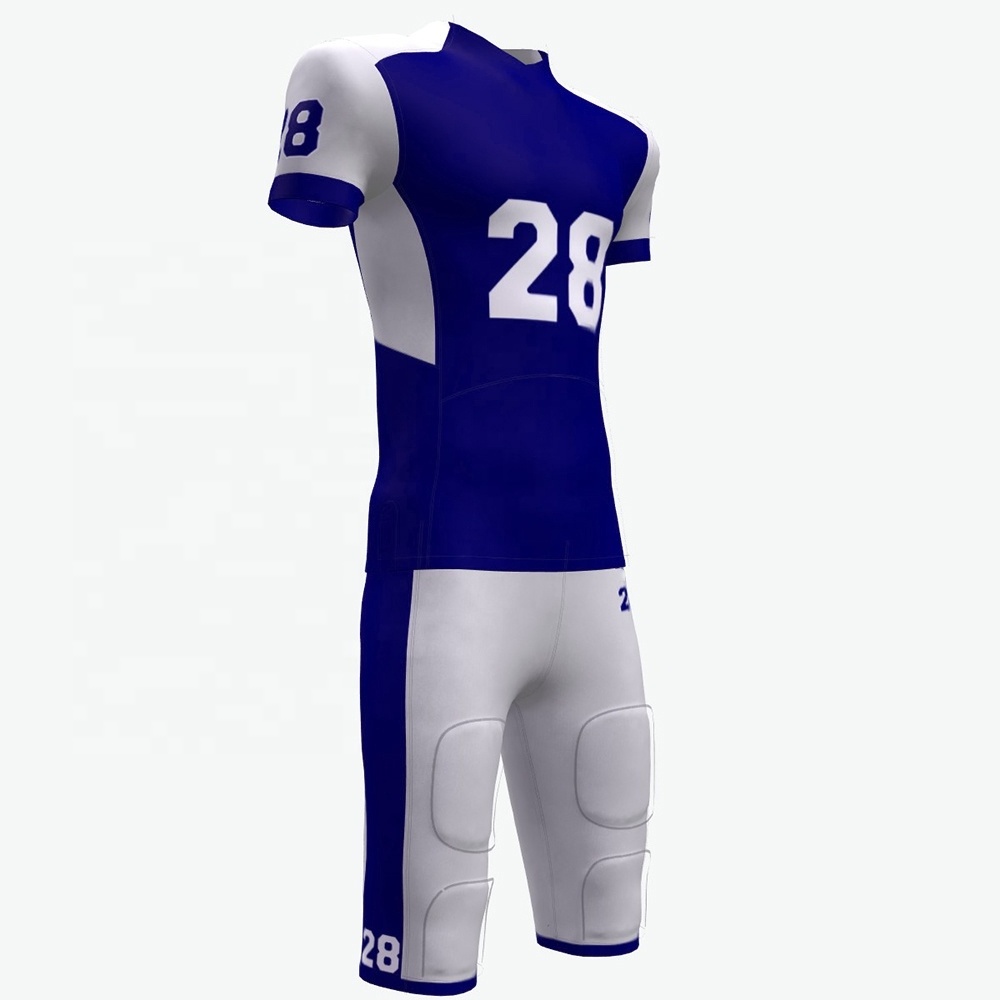 Sublimation Print Football Jersey Custom American Football Uniform