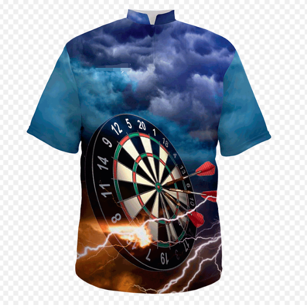 design your own high quality dart shirt,free design