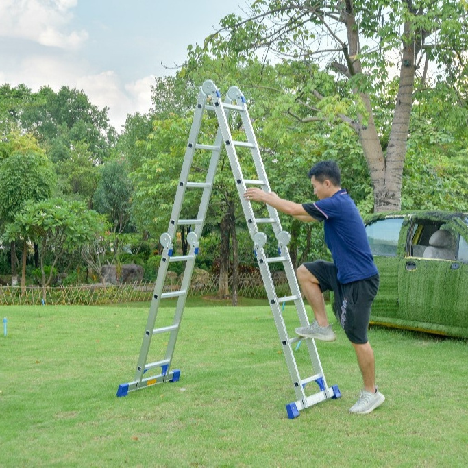 Safety Aluminium Multifunctional Telescopic 6.2M Telescoping Multipurpose Ladder