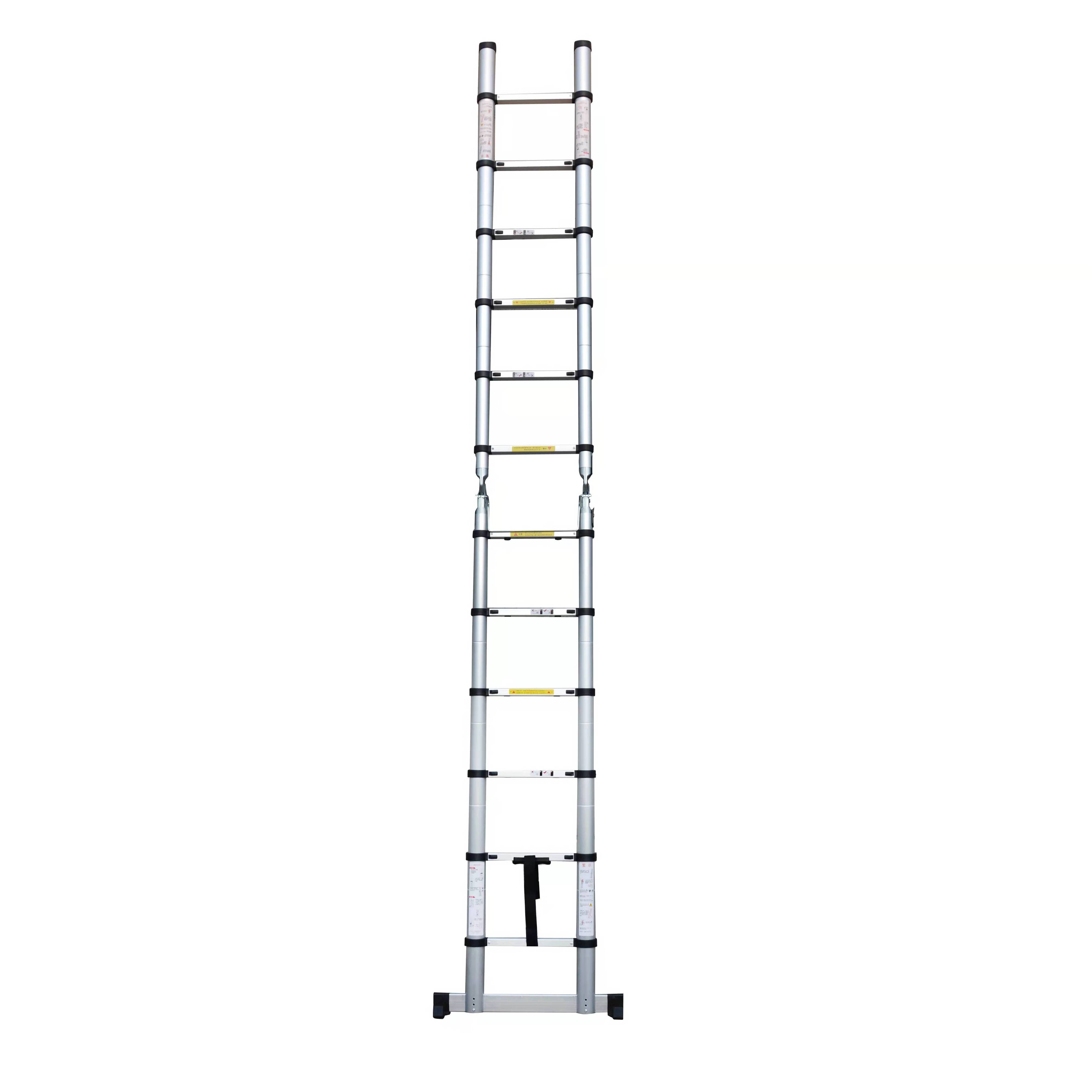 fiberglass lightweight telescopic extension folding step ladder