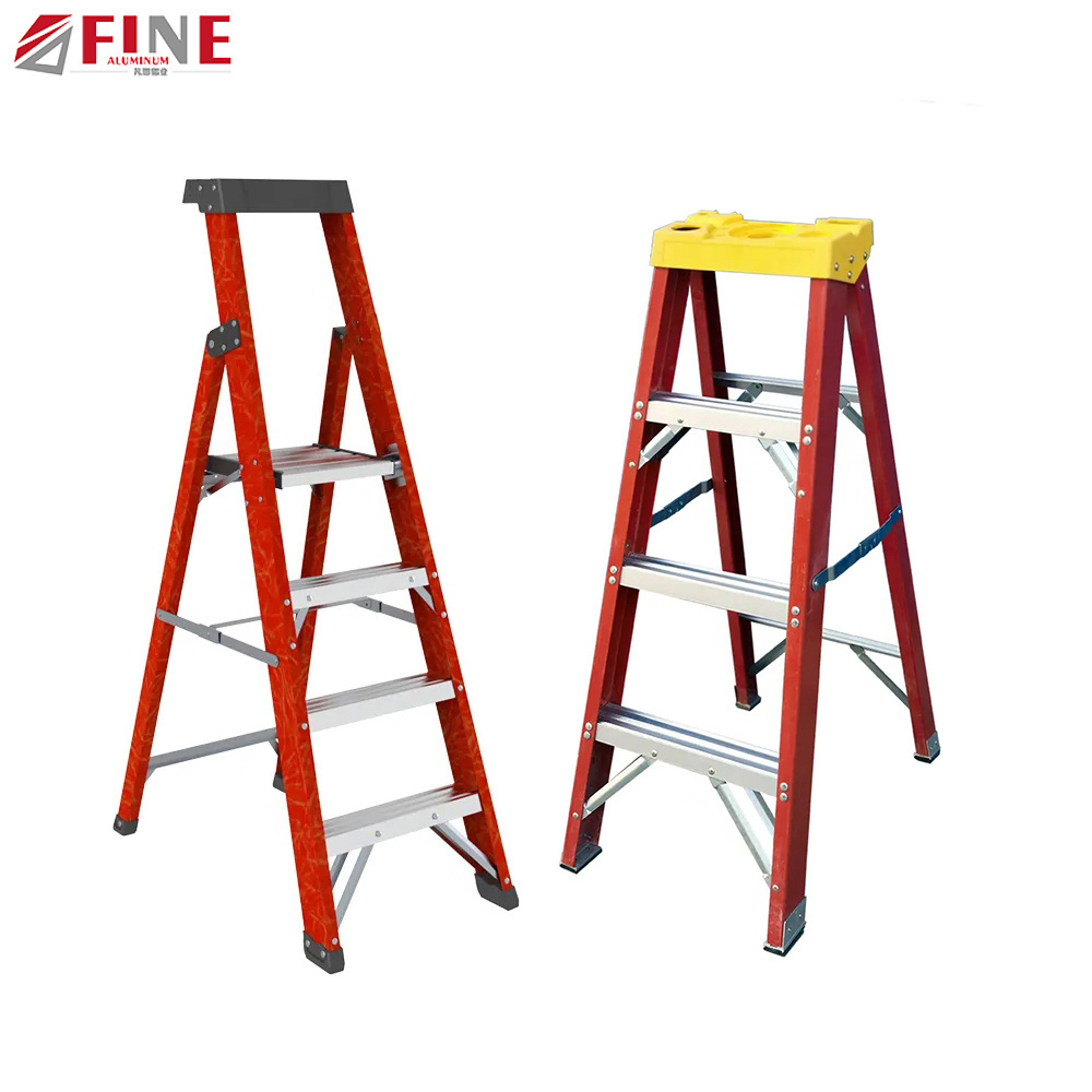 Preferential Price High Quality Insulation Ladder Double-sided Fiberglass Ladder Color Multifunctional Household Ladder