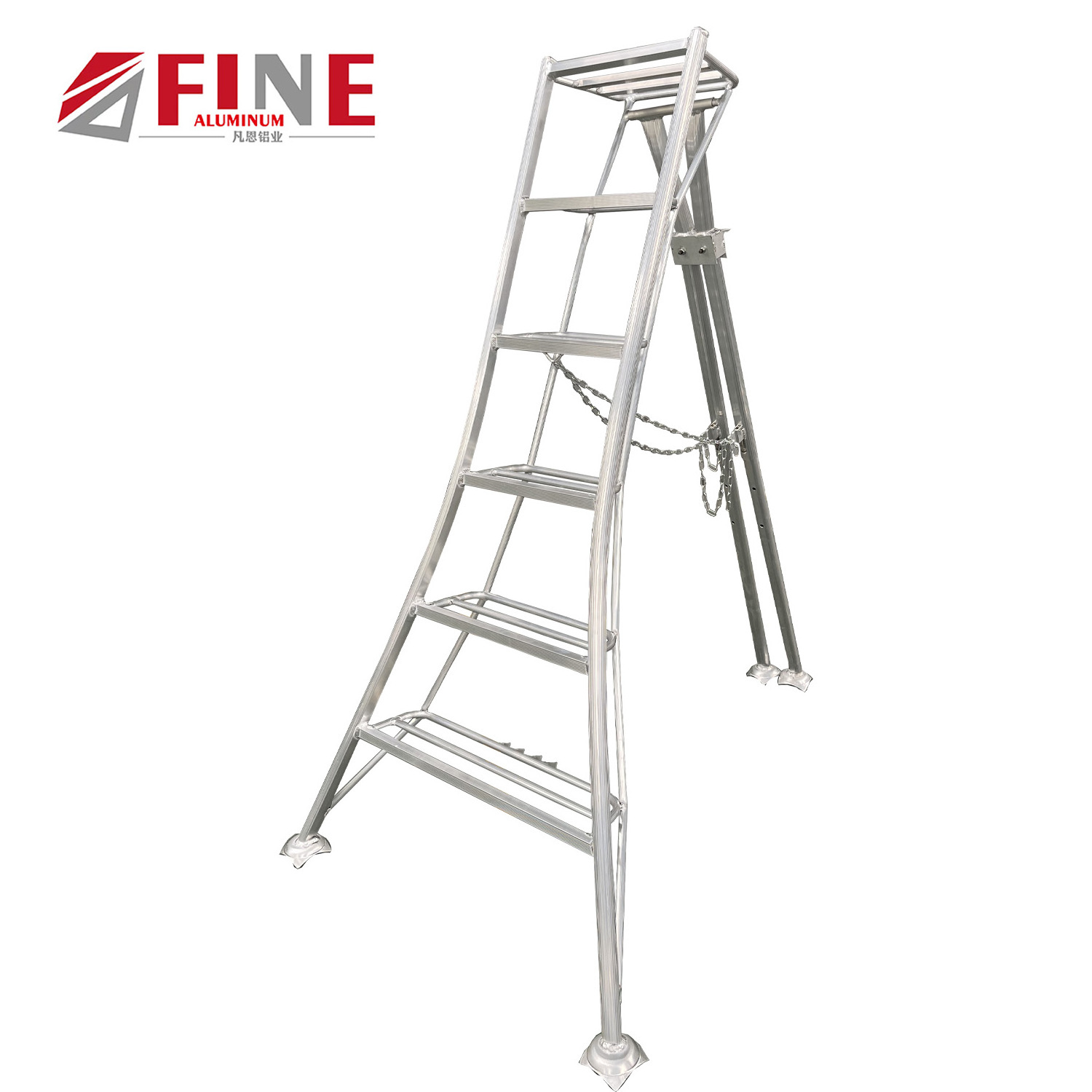 Orchard Picking Fruit Support Aluminum Orchard Harvest Tripod Fruit Ladder