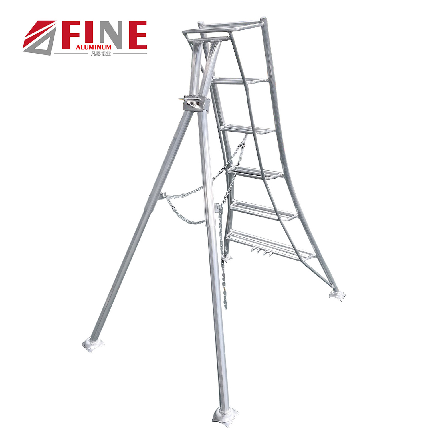 Orchard Picking Fruit Support Aluminum Orchard Harvest Tripod Fruit Ladder