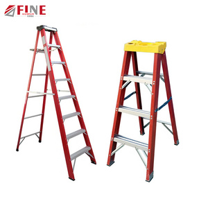 Preferential Price High Quality Insulation Ladder Double-sided Fiberglass Ladder Color Multifunctional Household Ladder