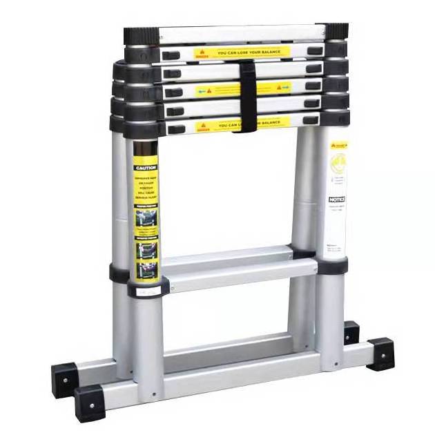 fiberglass lightweight telescopic extension folding step ladder