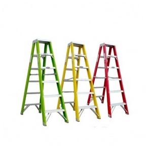 Fiberglass Folding Ladder Electric Heavy Duty FRP Step Fiberglass Folding Ladders