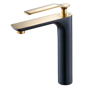 Bathroom Faucet Brass Gold Black Bathroom Basin Faucet Cold And Hot Water Mixer Sink Tap fountain faucet