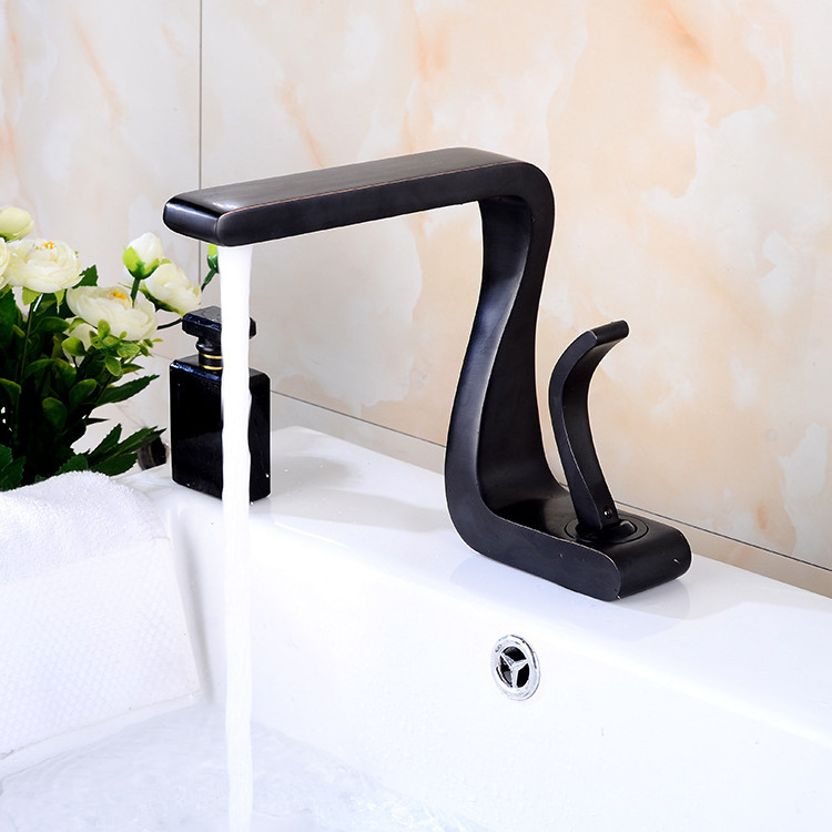 Basin Faucet Bathroom Sink Faucet Single Handle Hole Gold Faucet Basin Taps Hot Cold Mixer Tap novidades torneiras