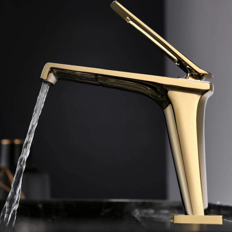 Brass basin faucet all copper hot and cold water  fall bathroom basin faucet wide mouth grifo de laton tap thread