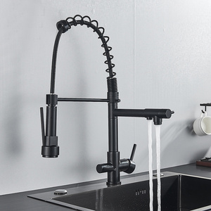 Kitchen Faucet Purified Swivel Rotation Pull Down Hot Cold Water Mixer Crane Filter Tap Deck Mount Drink Sink Torneira