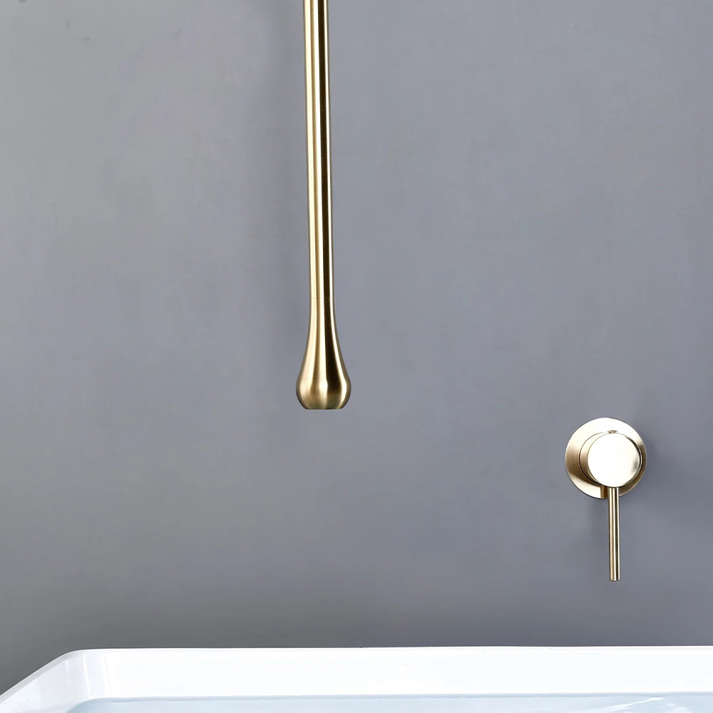 Bathroom Bathtub Hang ceiling mounted faucet Solid Brass Basin mixer brass shower faucet ceiling rain shower